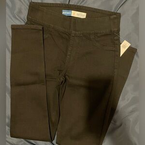 NWT Old Navy Mid Rise Adjustable Waist Rockstar Super Skinny Jeggings